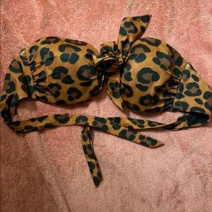 Leopard Print bikini top